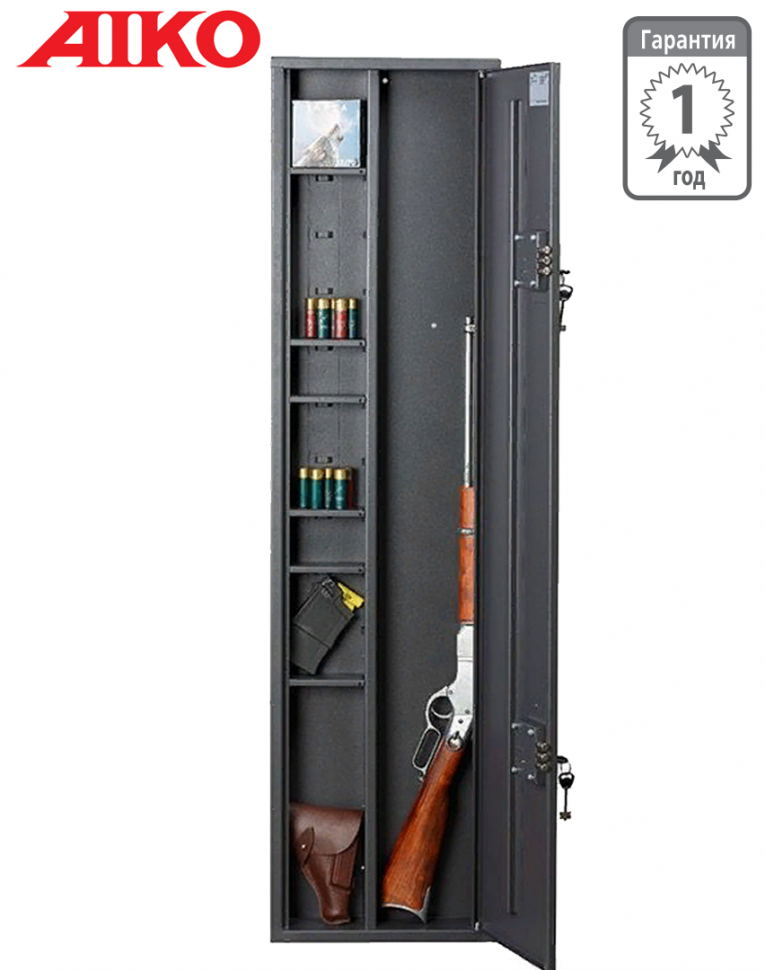 Узкий сейф для оружия Aiko Чирок 1409 (глубина 9 см) купить в Уфе Узкий сейф для оружия Aiko Чирок 1409 (глубина 9 см) купить в Уфе