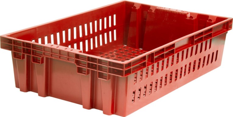 Ящик хлебный 600х400х152,5 красный вес 1,3 кг купить в Уфе