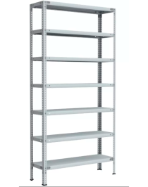 Стеллаж металлический Титан МС-500 1200х1000х400 7 полок Стеллаж металлический Титан МС-500 1200х1000х400 7 полок