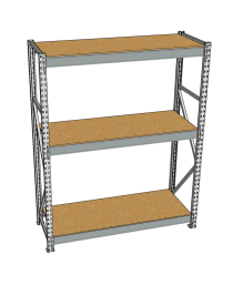 Стеллаж грузовой СГР 3000x1200x800 3 полки (ДСП) Стеллаж грузовой СГР 3000x1200x800 3 полки (ДСП)