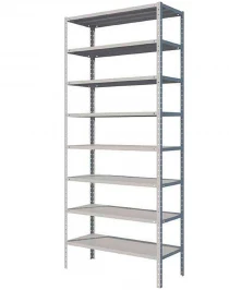 Стеллаж MS Standart 2550х1000х250 8 полок Стеллаж MS Standart 2550х1000х250 8 полок