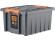 Контейнер особопрочный Rox Box PRO 36 (500х390х250 мм с крышкой и клипсами, антрацит) купить в Уфе