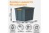 Контейнер особопрочный Rox Box PRO 50 (500х390х390 мм с крышкой и клипсами, на роликах, антрацит) купить в Уфе