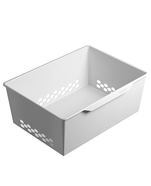 Корзина пластиковая GBP 60х20 белая купить в Уфе