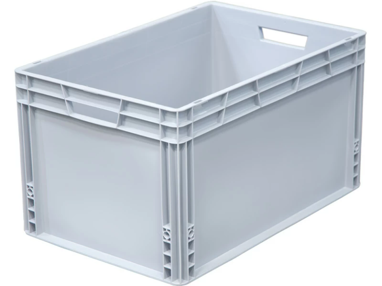 Ящик 600х400х320 сплошной, усиленное дно, цв. серый купить в Уфе
