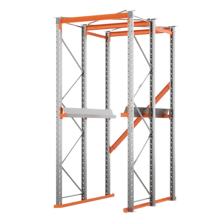 Стеллаж набивной паллетный (3000х1580х1800 мм), 1 линия, 2 яруса купить в Уфе Стеллаж набивной паллетный (3000х1580х1800 мм), 1 линия, 2 яруса купить в Уфе