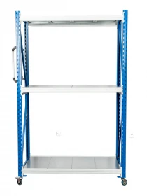 Стеллаж мобильный БиКом СТ-4 300x120x90 3 полки