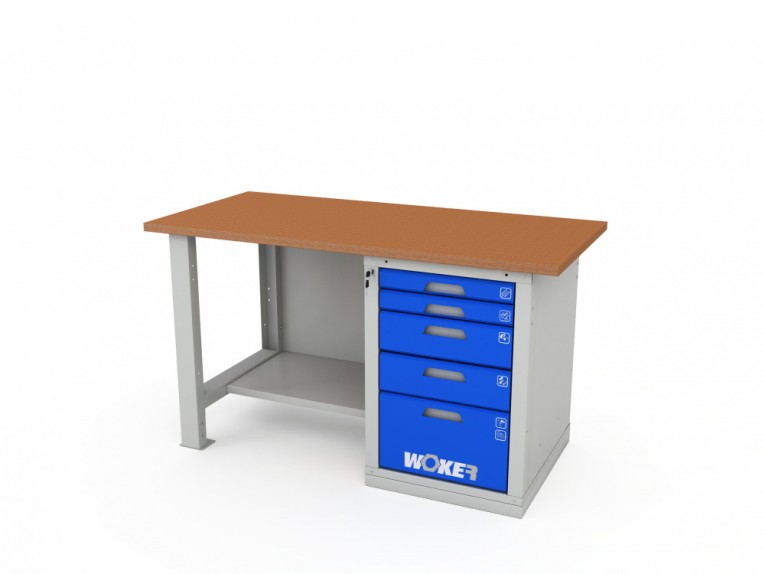 Верстак однотумбовый WOKER PRO 1005.1500 купить в Уфе