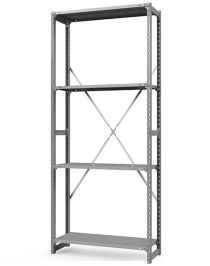 Стеллаж ТСУ 2500x1200x800 4 полки (300 кг, перф)