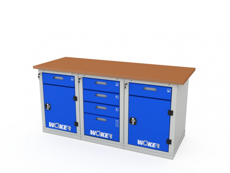 Верстак трехтумбовый WOKER PRO 3242.1800 купить в Уфе