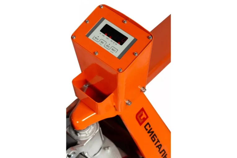 Гидравлическая тележка (рокла) ACR-ES c весами, 2,5 т, Вилы: 1150 Х 550, СибТаль, полиуретановые колеса купить в Уфе